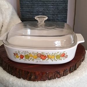 🛑Vintage Corningware Spice of Life Dish